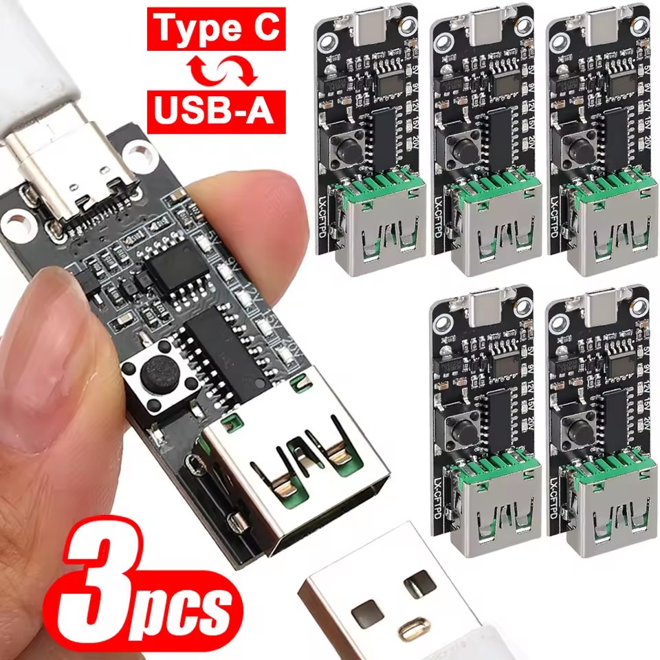 1-3PCS USB-C 5A PD Trigger Boa - Usb C Hub recension och pris