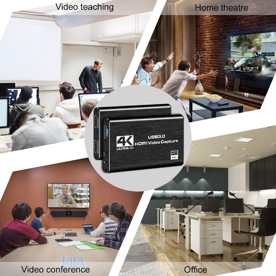 4K USB 3.0 Video Capture Card  - Hdmi Cable recension och pris