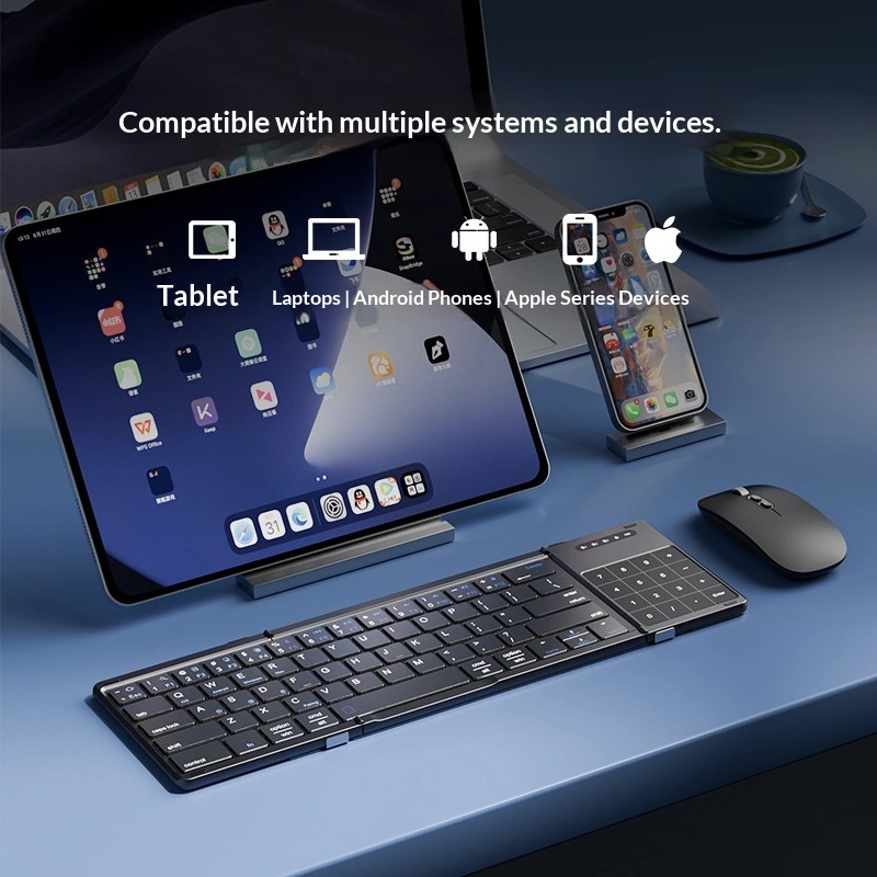 Mengzu Tri Fold Wireless Bluet - Laptop Mouse recension och pris