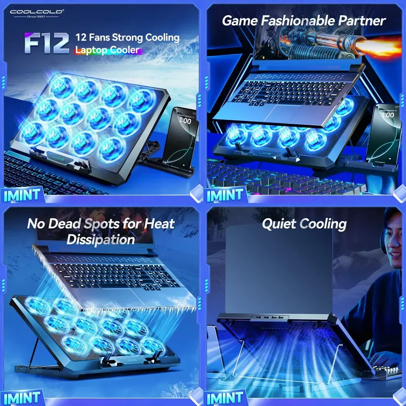 COOLCOLD Laptop Cooling Pad wi - Laptop Stand recension och pris